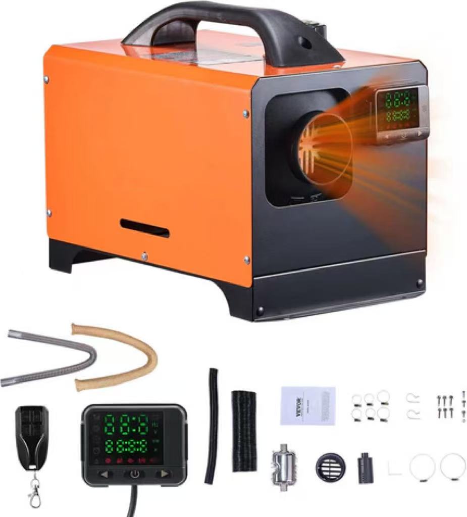 💥Only $45.99 Last Day Promotion!-8KW Diesel Heater All in One, Diesel Air Heater with Bluetooth App Control