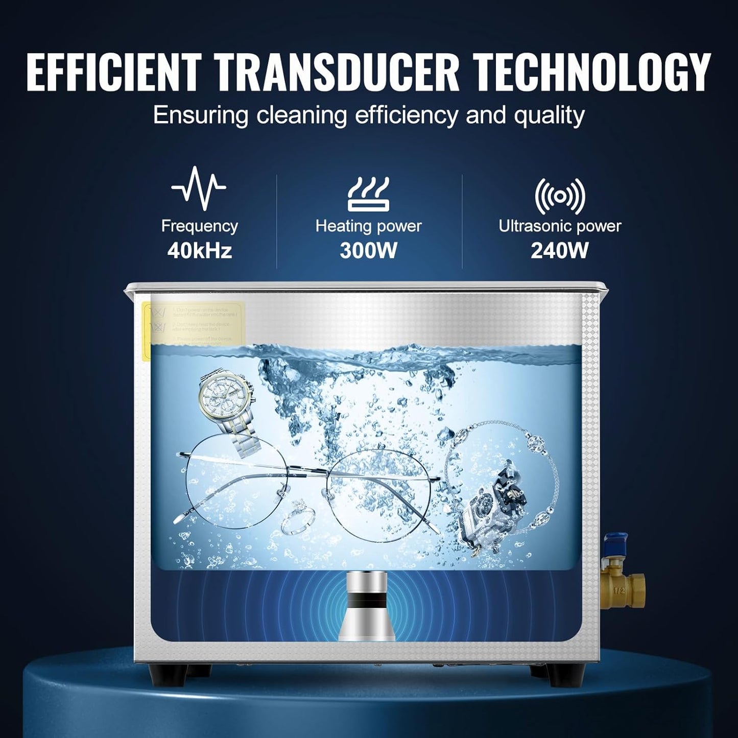 💥Only $39.99 Last Day Promotion!-Ultrasonic Cleaner 6L Ultrasonic Vinyl Cleaner