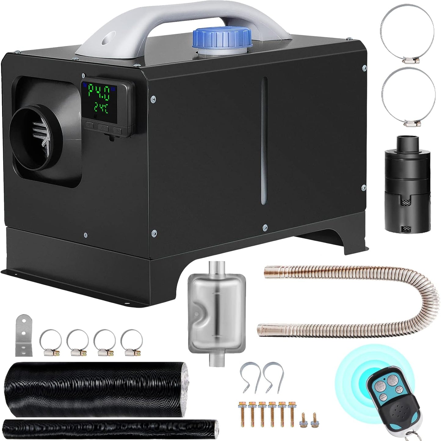 💥Only $45.99 Last Day Promotion!-8KW Diesel Heater All in One, Diesel Air Heater with Bluetooth App Control