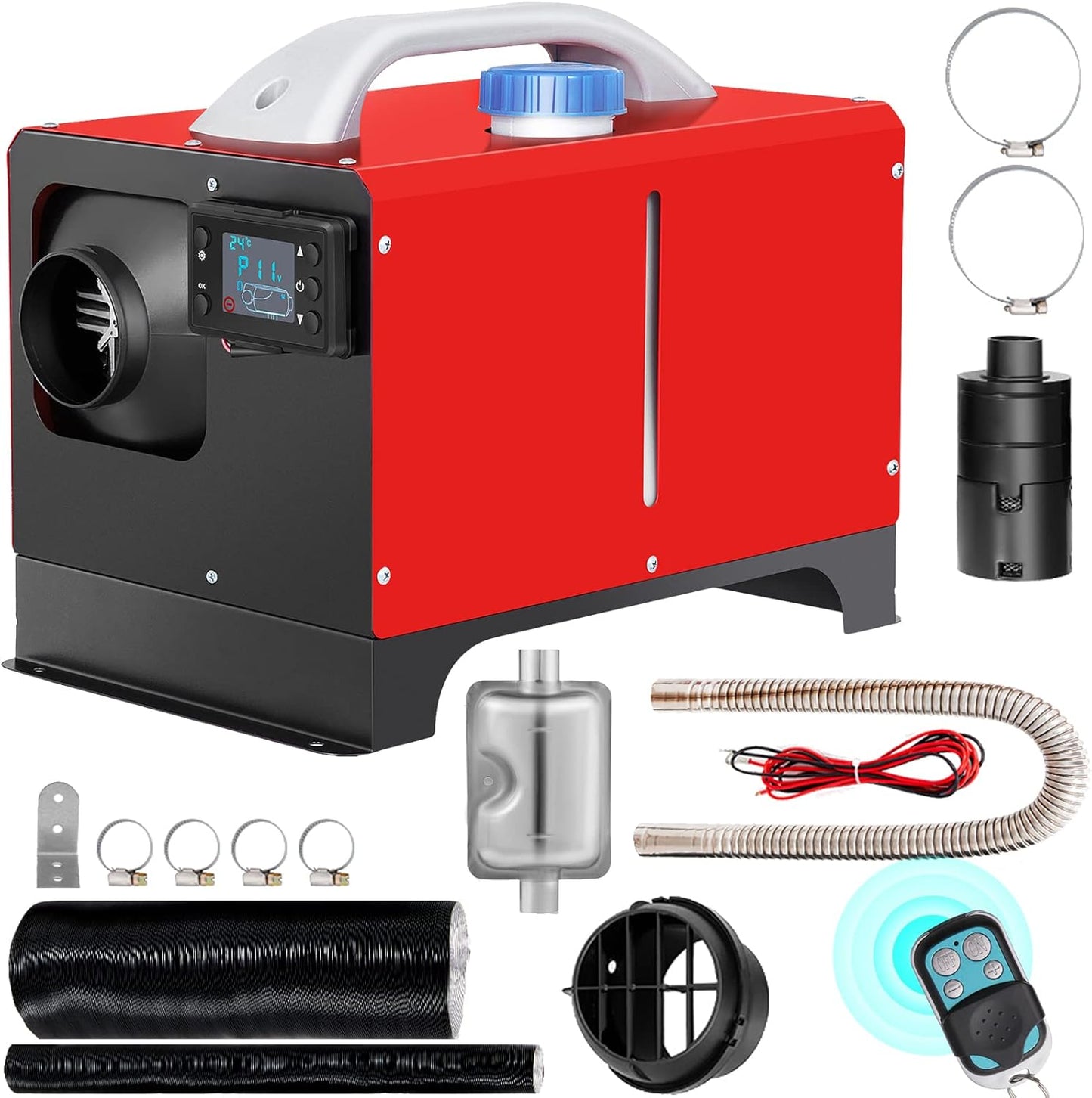 💥Only $45.99 Last Day Promotion!-8KW Diesel Heater All in One, Diesel Air Heater with Bluetooth App Control