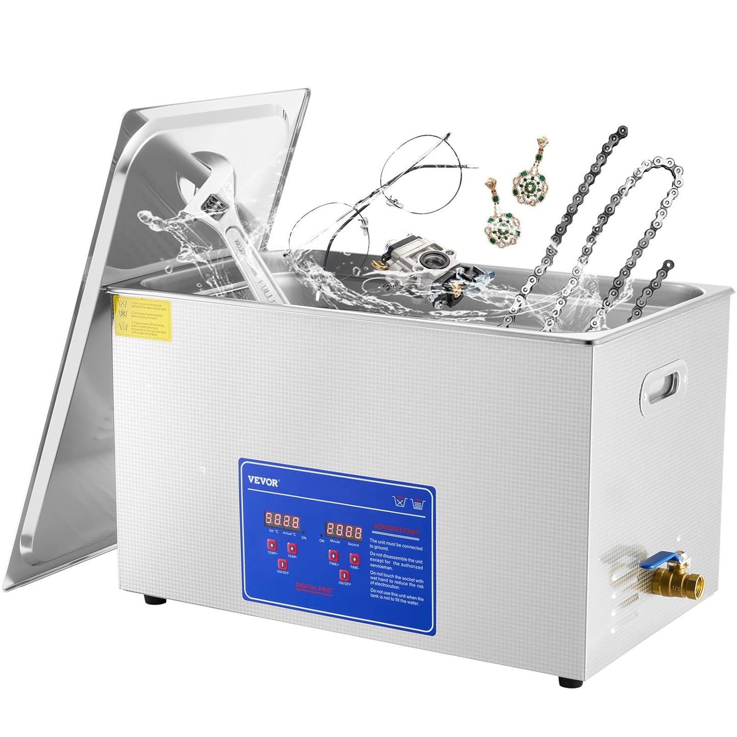 💥Only $39.99 Last Day Promotion!-Ultrasonic Cleaner 6L Ultrasonic Vinyl Cleaner