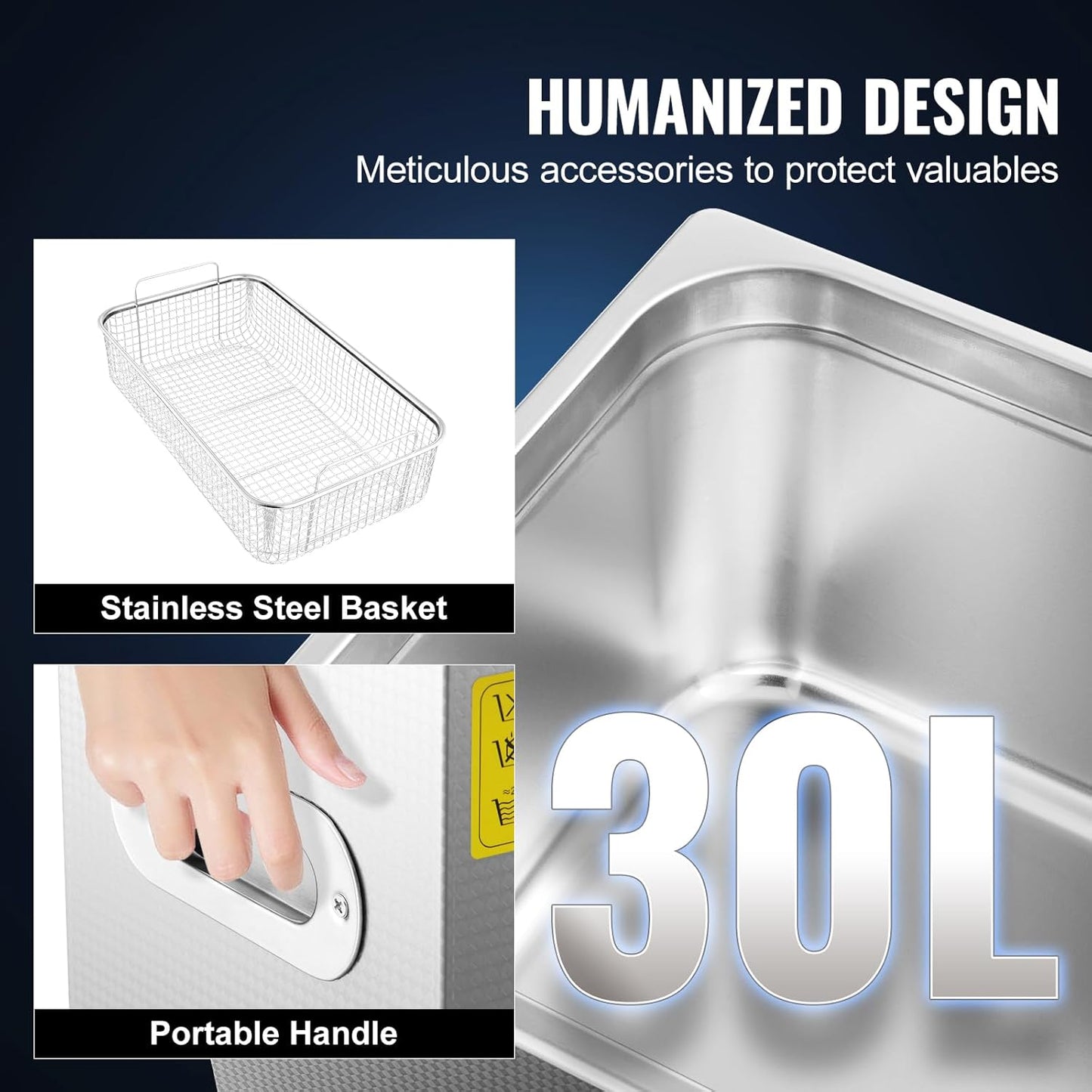 💥Only $39.99 Last Day Promotion!-Ultrasonic Cleaner 6L Ultrasonic Vinyl Cleaner