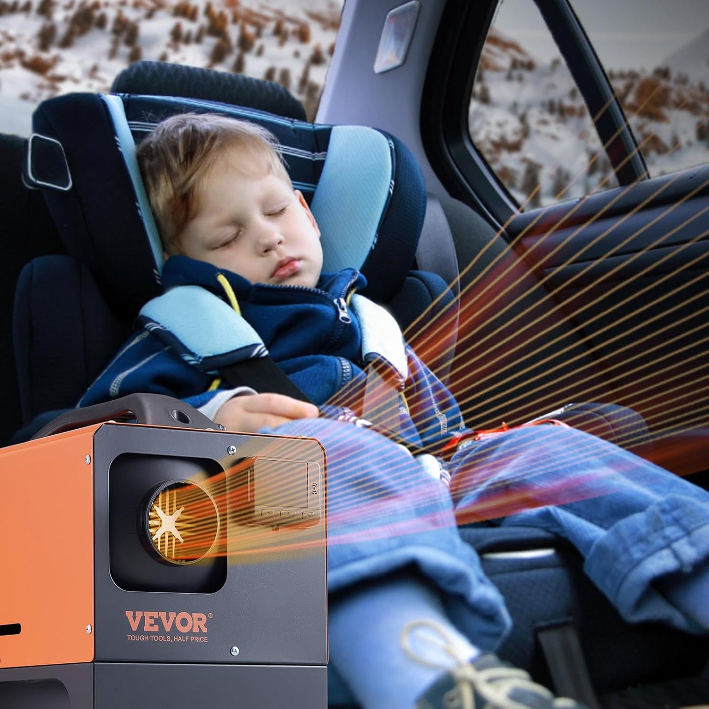 💥Only $45.99 Last Day Promotion!-8KW Diesel Heater All in One, Diesel Air Heater with Bluetooth App Control