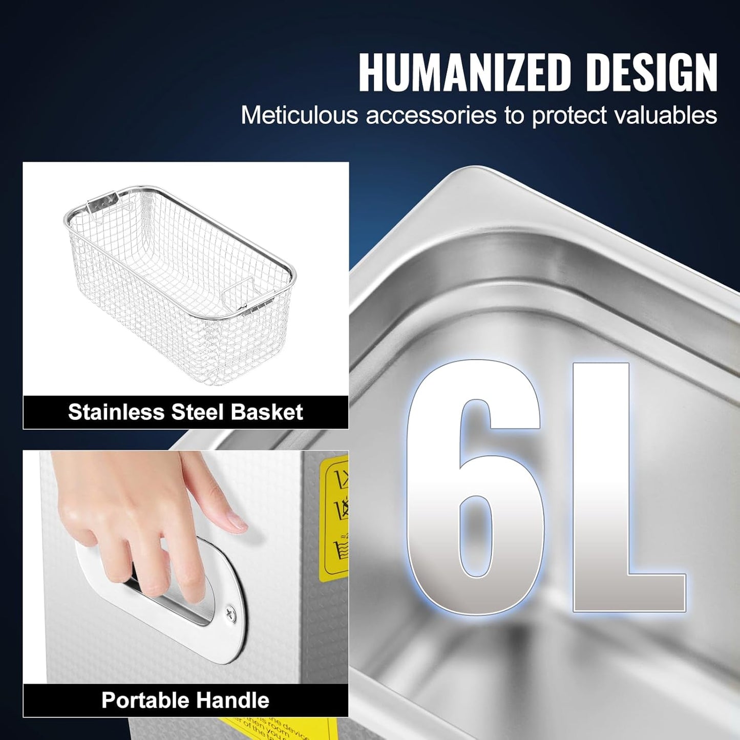 💥Only $39.99 Last Day Promotion!-Ultrasonic Cleaner 6L Ultrasonic Vinyl Cleaner