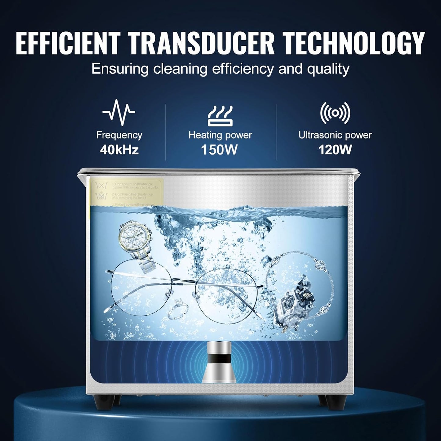 💥Only $39.99 Last Day Promotion!-Ultrasonic Cleaner 6L Ultrasonic Vinyl Cleaner