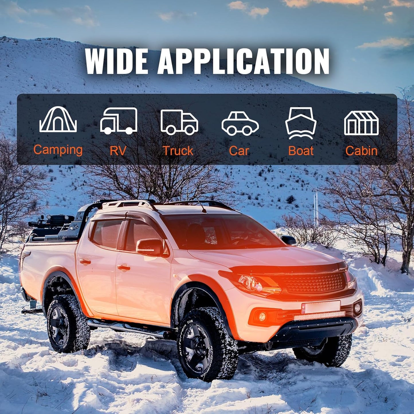 💥Only $45.99 Last Day Promotion!-8KW Diesel Heater All in One, Diesel Air Heater with Bluetooth App Control