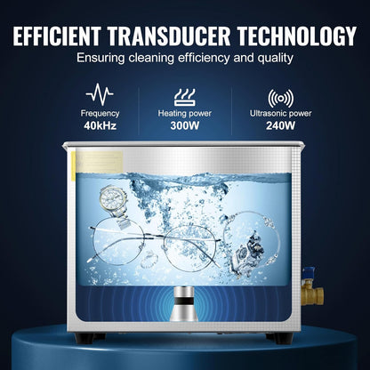 💥Only $39.99 Last Day Promotion!-Ultrasonic Cleaner 6L Ultrasonic Vinyl Cleaner