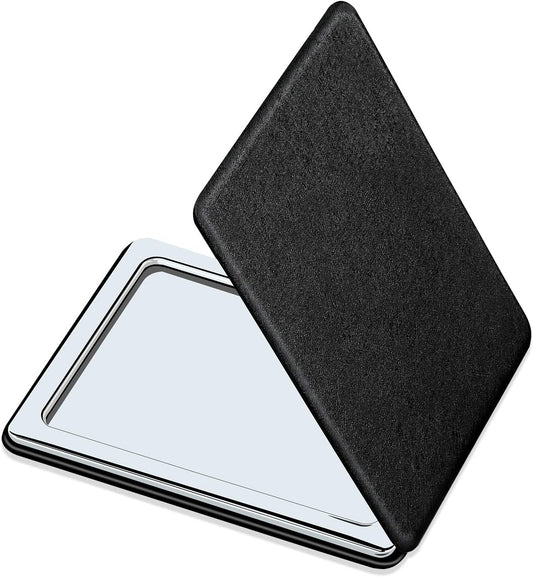 Stylish Portable Folding Makeup Mirror – Dual-Sided Compact Mirror with 180° Opening, Pocket-Size Travel Mirror for Women