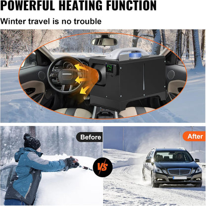 💥Only $45.99 Last Day Promotion!-8KW Diesel Heater All in One, Diesel Air Heater with Bluetooth App Control
